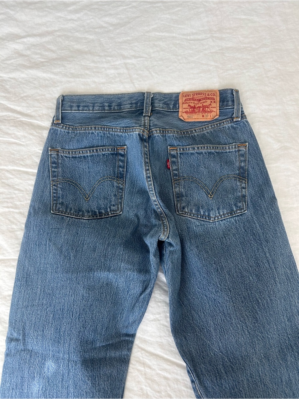 Vintage Levi's Denim Jeans with Signature Back Pockets